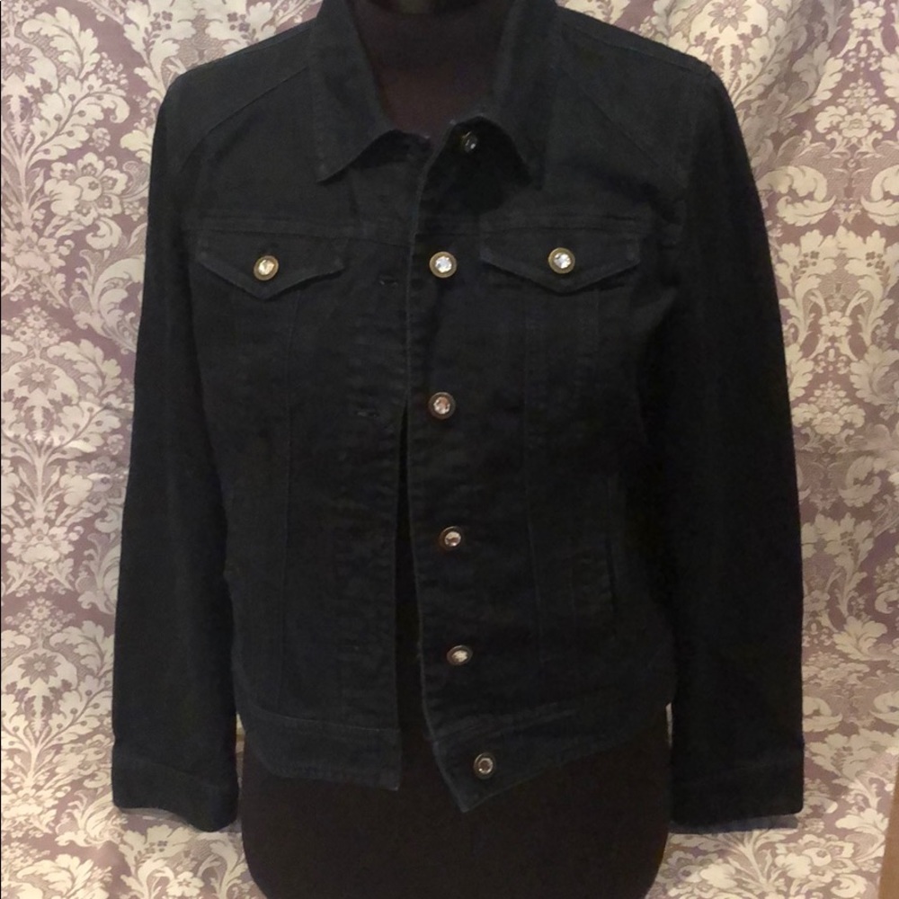 Chico’s Platinum Denim Jacket